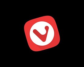 Vivaldi web browser, rotated logo
