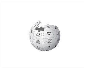Wikipedia, rotated logo