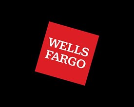 Wells Fargo, rotated logo