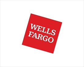 Wells Fargo, rotated logo