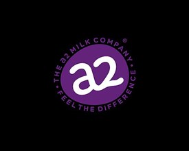 The a2 Milk Company, rotated logo