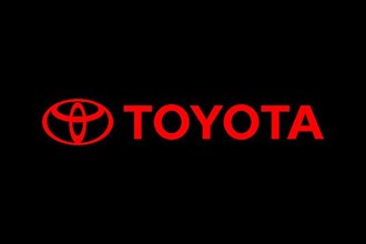 Toyota Canada Inc. logo, black background