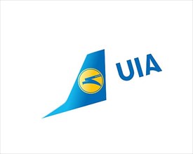 Ukraine International Airline, rotated logo