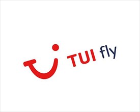 TUI fly Netherlands, rotated logo