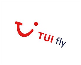 TUI fly Netherlands, rotated logo