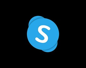 Skype, rotated logo