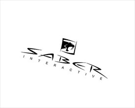 Saber Interactive, rotated logo