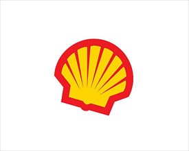 Shell Oil Company, rotated logo