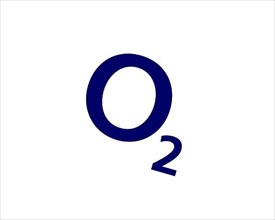 O2 brand, rotated logo