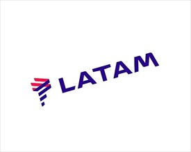 LATAM Colombia, rotated logo
