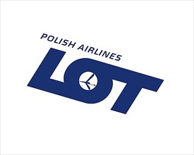 LOT Polish Airline, rotated logo