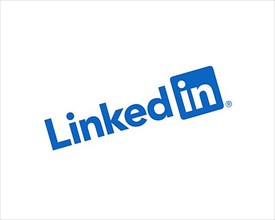 LinkedIn, rotated logo
