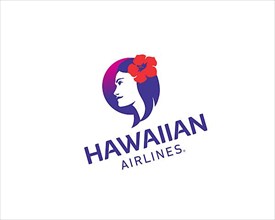 Hawaiian Airline, rotated logo