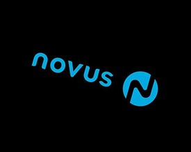 Novus entertainment company, rotated logo