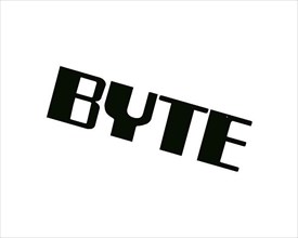 Byte magazine, rotated logo