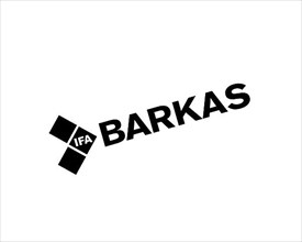 Barkas van manufacturer, rotated logo