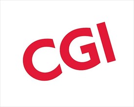 CGI Inc. rotated logo, White background