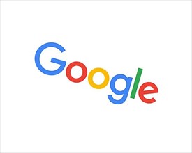 Google Search, rotated logo