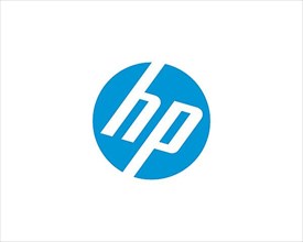 Hewlett Packard, rotated logo