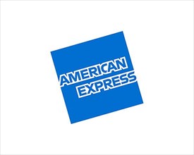 American Express, rotated logo