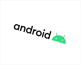Android operating system, rotated logo