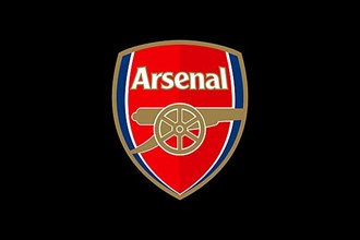 Arsenal F. C. Logo, Black background