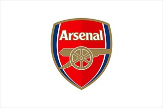 Arsenal F. C. Logo, White background