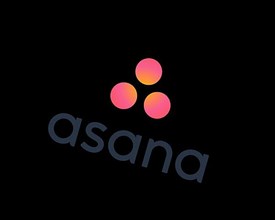 Asana software, rotated logo