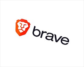 Brave web browser, rotated logo