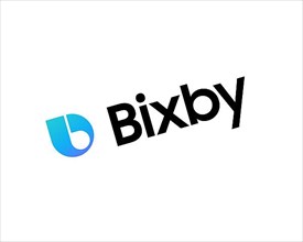 Bixby virtual assistant, rotated logo