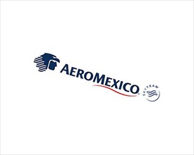 Aeromexico, rotated logo