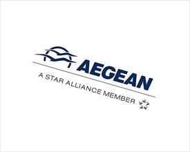 Aegean Airline, rotated logo