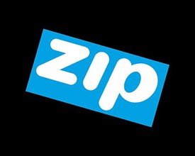 Zip airline, rotated logo