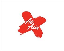 AirAsia X, rotated logo