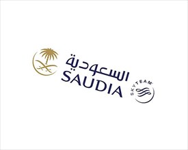 Saudia, rotated logo