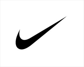 Nike Inc. Rotated Logo, White Background