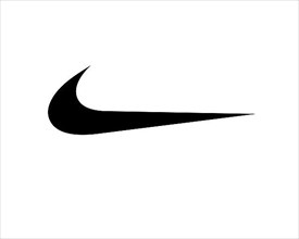 Nike Inc. Rotated Logo, White Background B