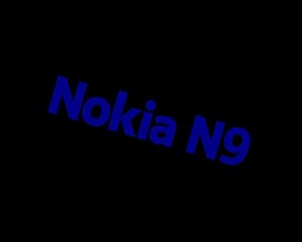 Nokia N9, rotated logo
