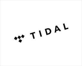 Tidal service, rotated logo