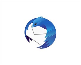 Mozilla Thunderbird, rotated logo