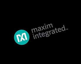 Maxim Integrated, rotated logo