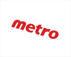 Metro Inc. rotated logo, White background B