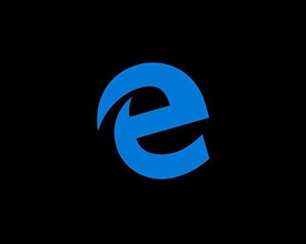 Microsoft Edge, rotated logo