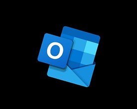 Microsoft Outlook, rotated logo