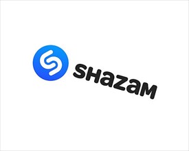 Shazam application, rotated logo