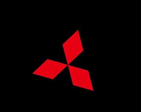 Mitsubishi, rotated logo
