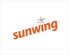 Sunwing Airline, rotated logo