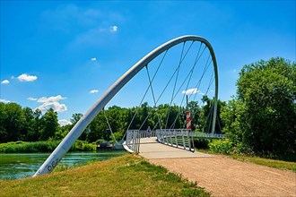 Tiergarten Bridge over the Mulde River in Dessau, Dessau-Rosslau