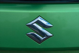 Symbol of the car brand Suzuki, Bavaria