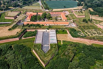 Aerial of the Fortress of Terezin, Czech Republic